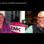 Dr. Kimberly Frazier-Booth and John Schneider on Zoom in youtube video thumbnail
