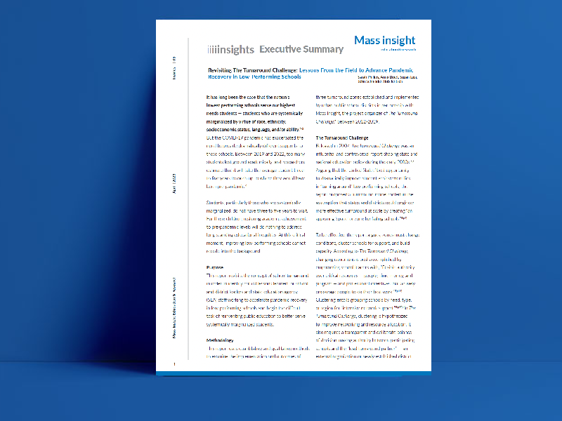 Preview of first page of Insights paper executive summary