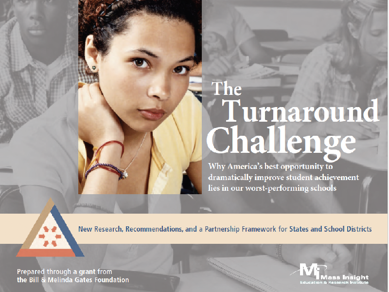 Cover page of the Turnaround Challenge