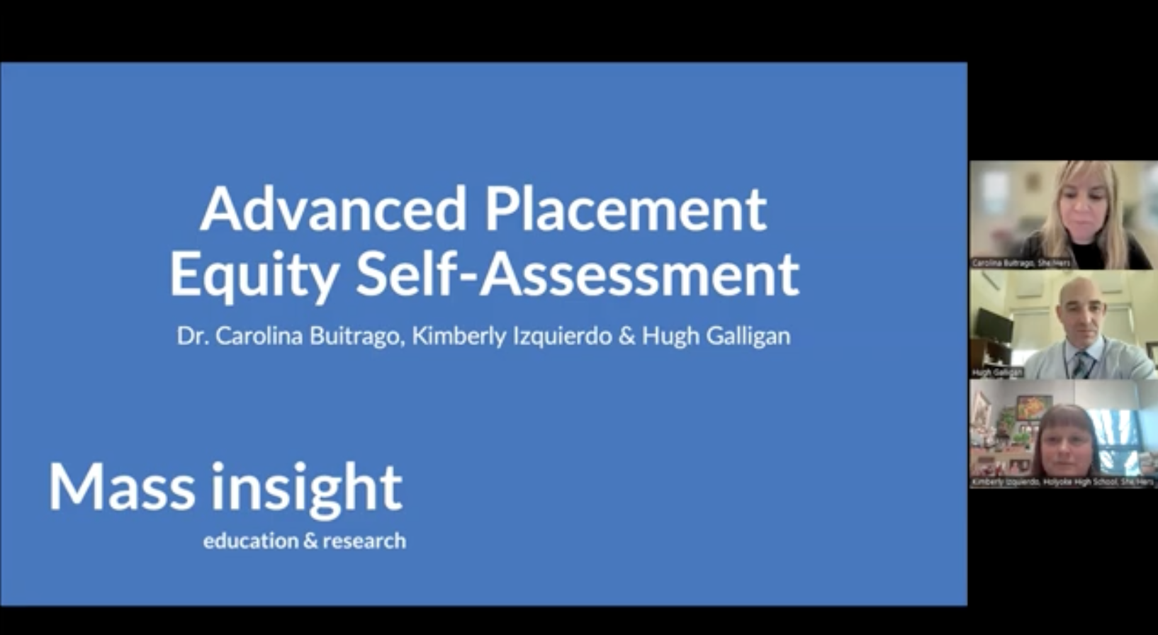 AP Equity Self-Assessment webinar thumbnail